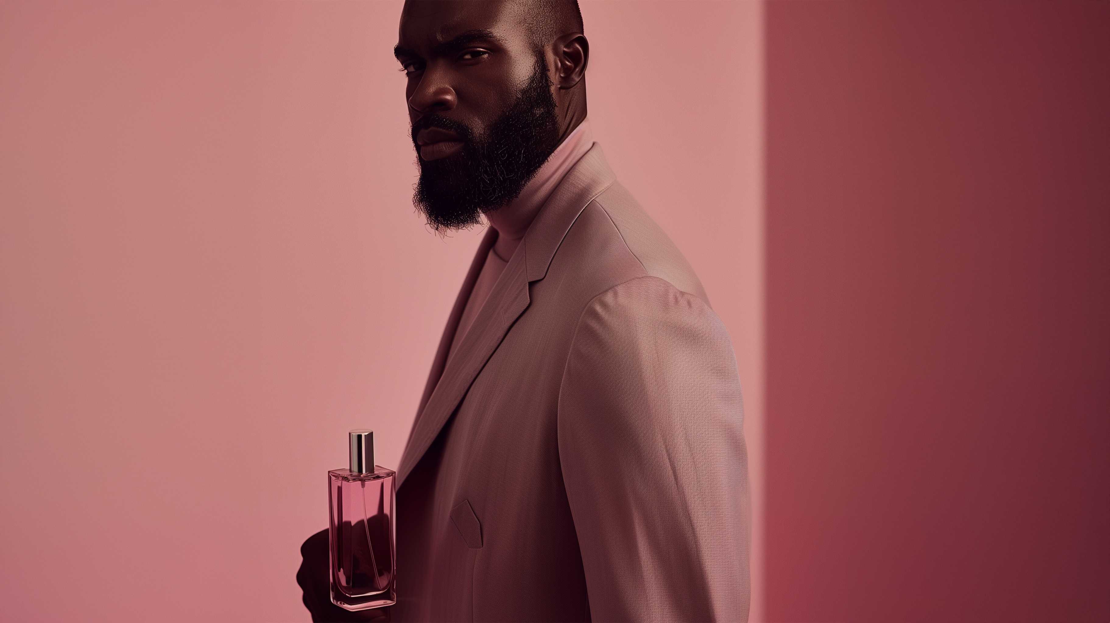 A person holding Hirah perfumes in Dubai